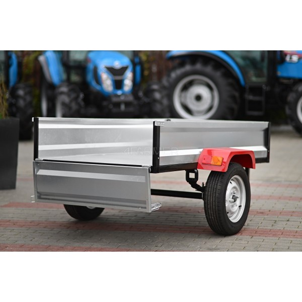 Jednonápravový záhradný príves pre traktor 4FARMER