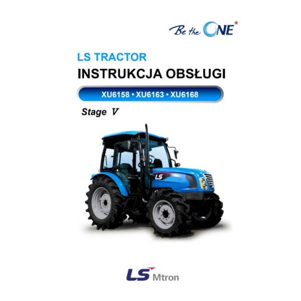Instrukcja obsługi ciągnik LS Seria XU6100 / XU6158 / XU 6163 / XU6168 | Traktor.com.pl