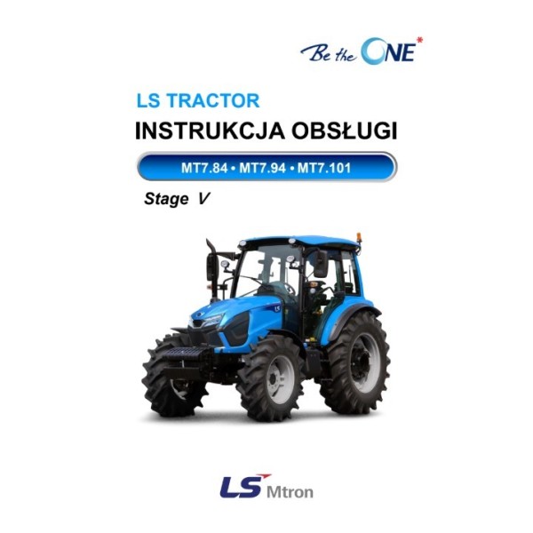 LS Tractor MT7 / MT7.84 / MT7.94 / MT7.101 Series Owner's Manual