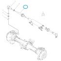 Barre de direction PLUS / G610 / Tracteur LS / N° 40534874 / 40030304