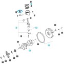 Piestny čap / EGQ120 / traktor LS 40010195