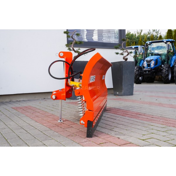 Rovný snehový pluh PK 150 cm, hydraulický (trojbodový záves) 4FARMER