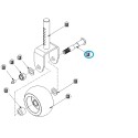 Náprava opěrného kola žacího ústrojí / LS Tractor / 40365504