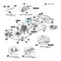 Kryt klínového řemene sekačky LM1160 - pravý / Traktor LS / 40378314