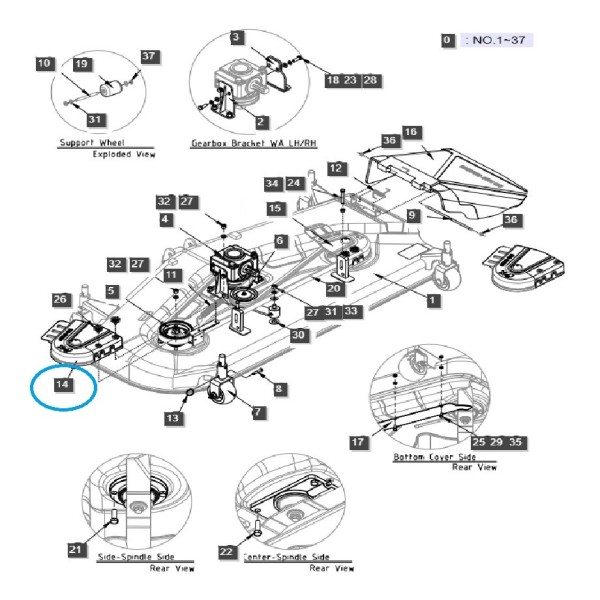 Couvercle de courroie trapézoïdale pour tondeuse LM1160 - Gauche / Tracteur LS / 40378313
