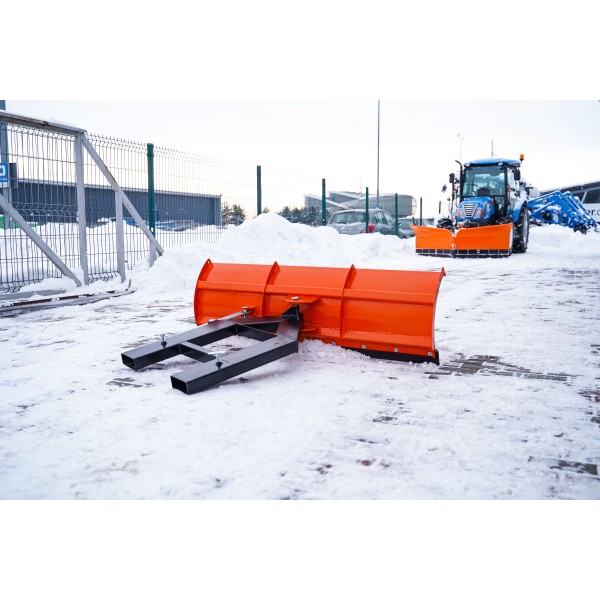 Lightweight straight snow plow 150 cm, for 4FARMER forklift