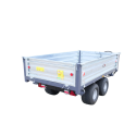 2.5T double-axle agricultural trailer with TRX lighting