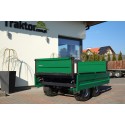 Two-axle agricultural trailer 2.5T with a 4FARMER tipper