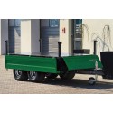 Two-axle agricultural trailer 2.5T with a 4FARMER tipper