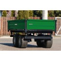 Two-axle agricultural trailer 2.5T with a 4FARMER tipper