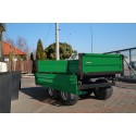 Two-axle agricultural trailer 2.5T with a 4FARMER tipper