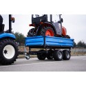 Two-axle agricultural trailer 2.5T with a 4FARMER tipper