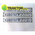 Cost of delivery: KUBOTA L2200 Aufkleberset