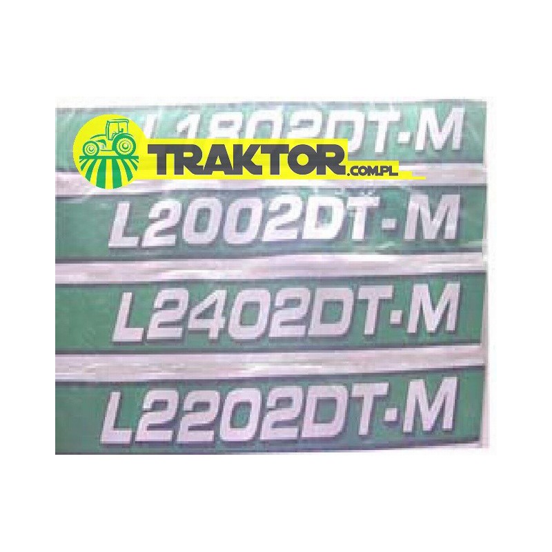 teile - L2002 DT-M KUBOTA Sticker Set