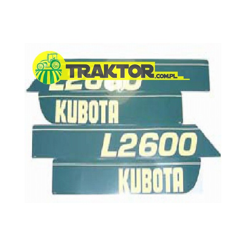 Parts_for_Japanese_mini_tractors - Sticker Set Kubota L2600