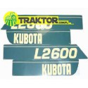 Cost of delivery: KUBOTA L2600 sticker set