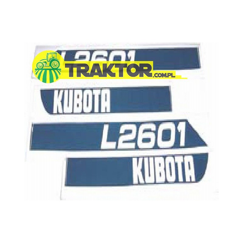 teile - L2601 KUBOTA Sticker Set