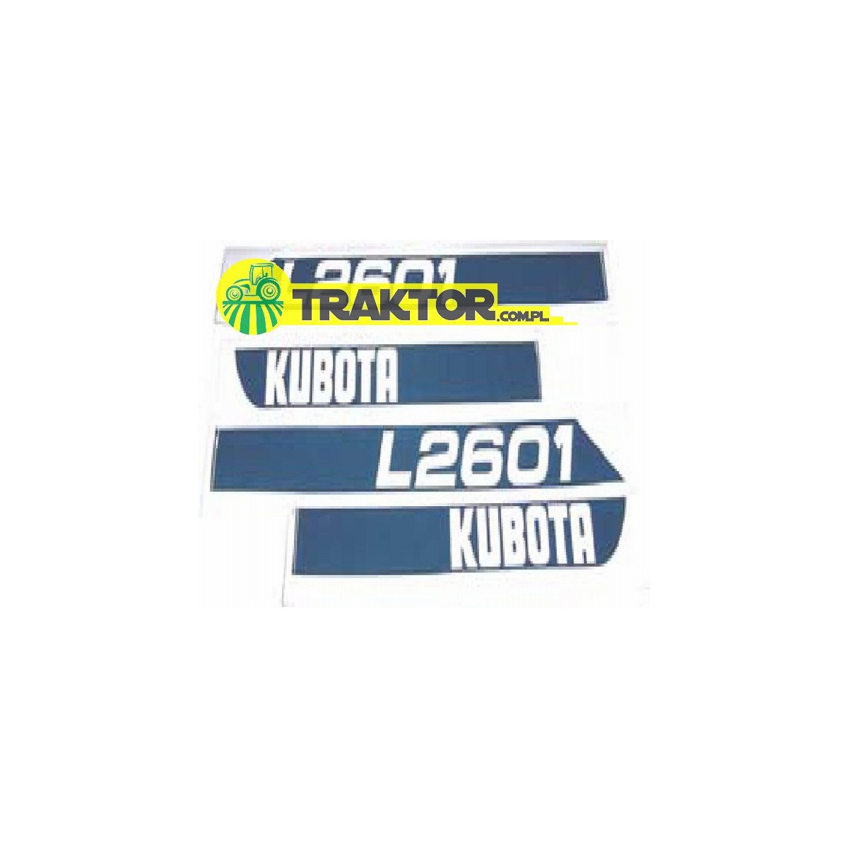 L2601 KUBOTA Sticker Set