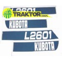 Cost of delivery: KUBOTA L2601 sticker set