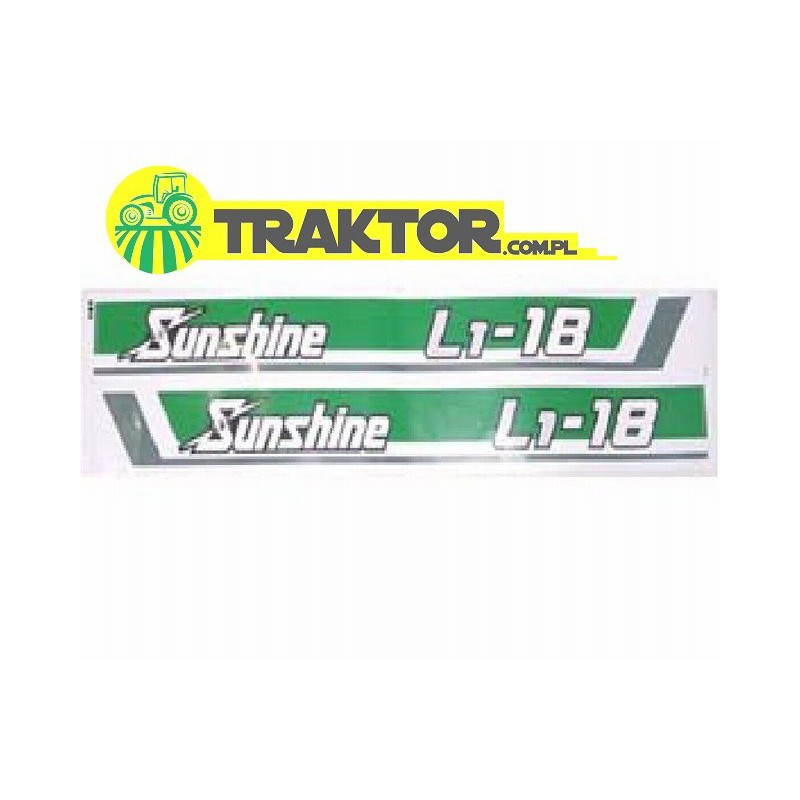 stickers - KUBOTA L1-18 sticker set