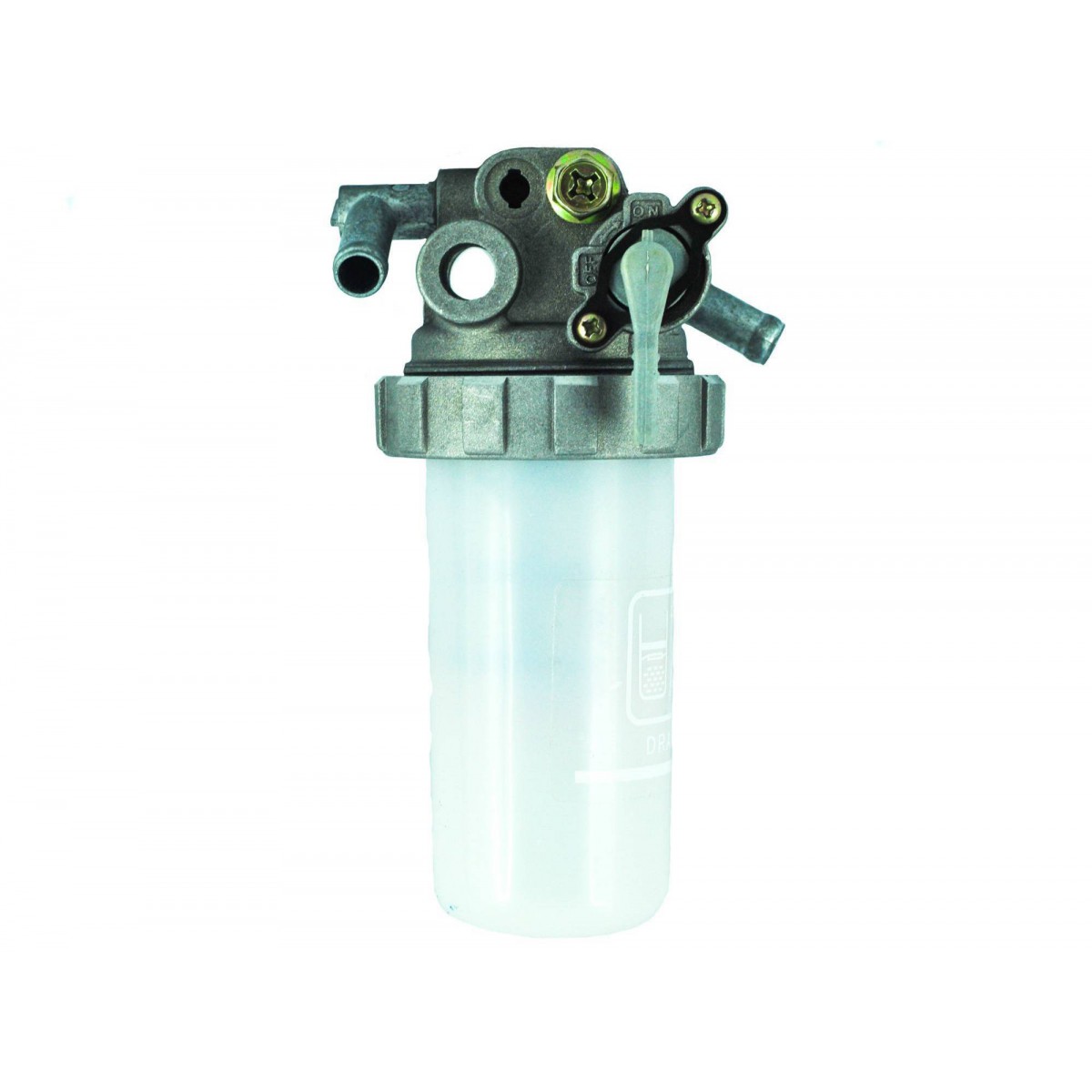 Boîtier de filtre à essence avec robinet - universel