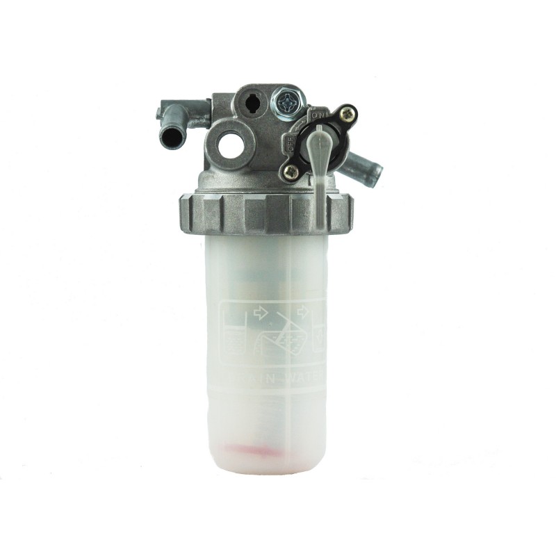 fuel filters - Universal fuel filter with tap, mesh filter and glass