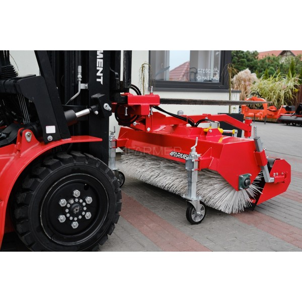 Zamiatarka 150 cm z koszem 4FARMER