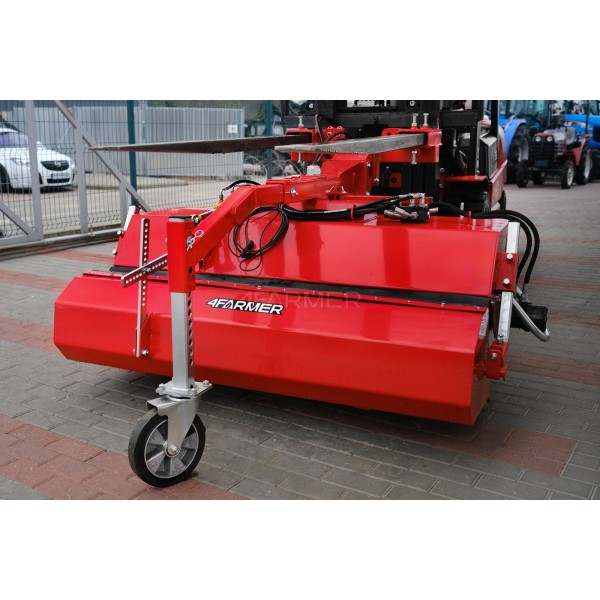 Zametač 150 cm s košem 4FARMER