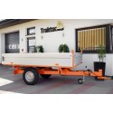Single-axle agricultural trailer 2T ALU Geograss