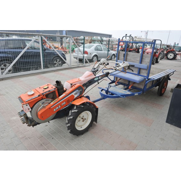 Sanglier Kubota KRA75/EA8 avec remorque
