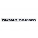 Nálepka Yanmar YM1602D