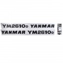 Autocollants Yanmar YM2610D