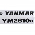Autocollants Yanmar YM2610D