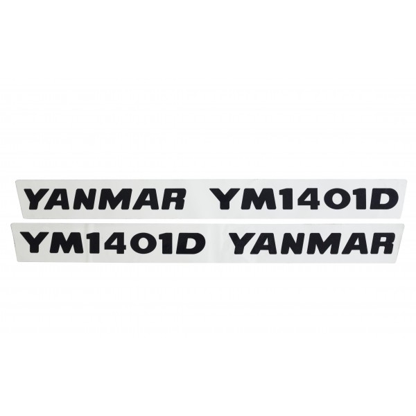Stickers (2 pcs) Yanmar YM1401D
