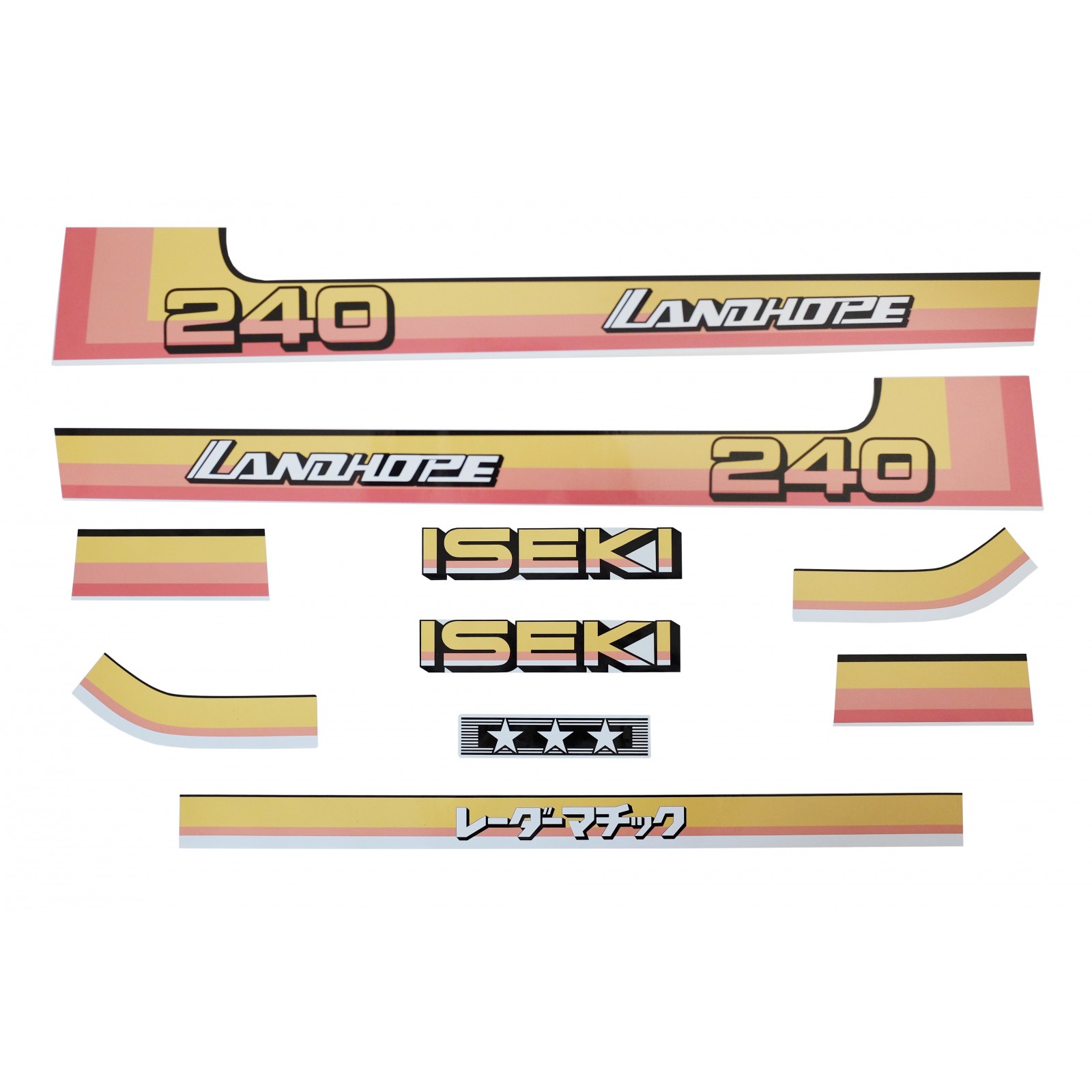 Samolepky Iseki TU240 Landhope