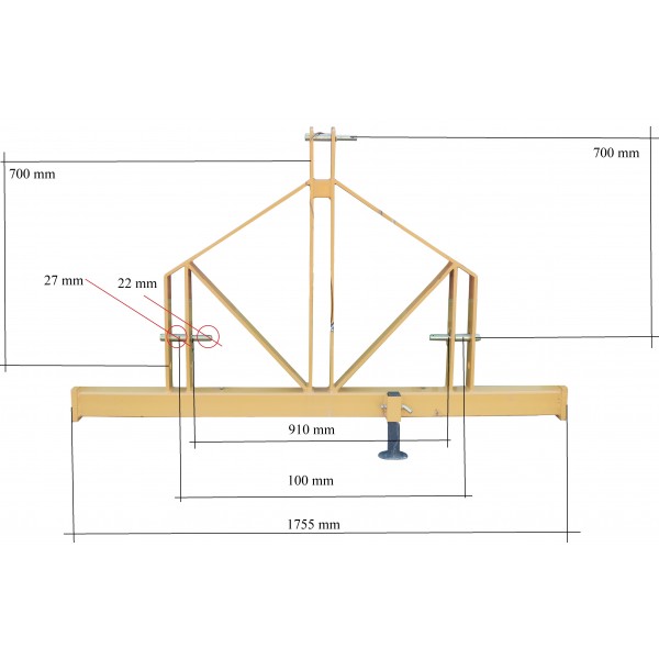 Prepravný box 180 cm s ručným sklápačom TRX