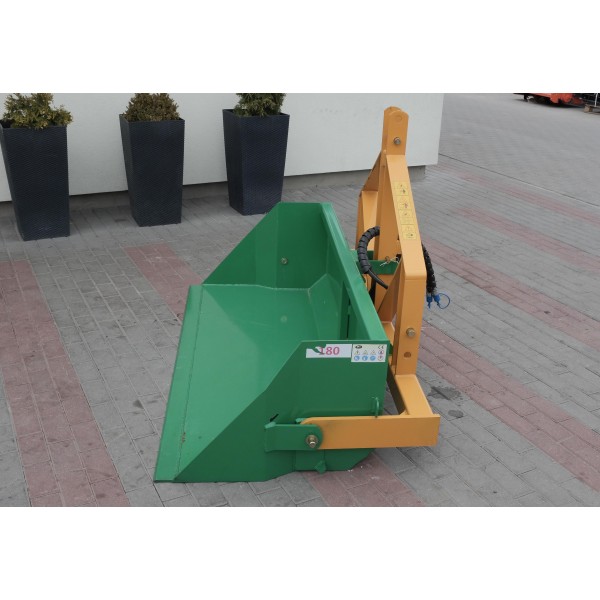 Caisse de transport 180 cm avec élévateur hydraulique TRX