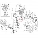 Dekiel zwolnicy przedniej osi, EZ2158A, zaślepka, korek zwolnicy, dekielek, 1421-201-003-00, Iseki TH4260, Iseki TH4290, Iseki T