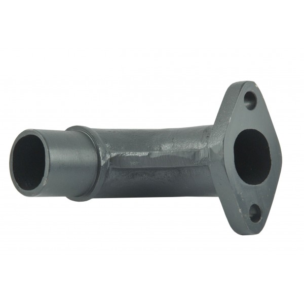 Koleno tlmiča výfuku 130 x 140 mm, rozdeľovač Kubota L1500, L1500DT, L175, L185, L245
