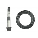 Roue à disque 43T, arbre d'entraînement 187 mm + 9T, 229 mm Yanmar F20, FX20, F22, FX22, F24, FX24, F215, FX215, F235, FX235