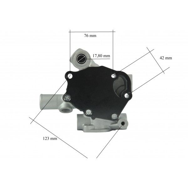 Pompe à eau - Yanmar 3TNA68 / 3TNE72 / TK388S / TK395 / 3D72 / 3TNE68-TS