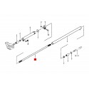Arbre 20 x 766 mm, 10T, entraînement Iseki TM3125AL, 1617-431-001-00