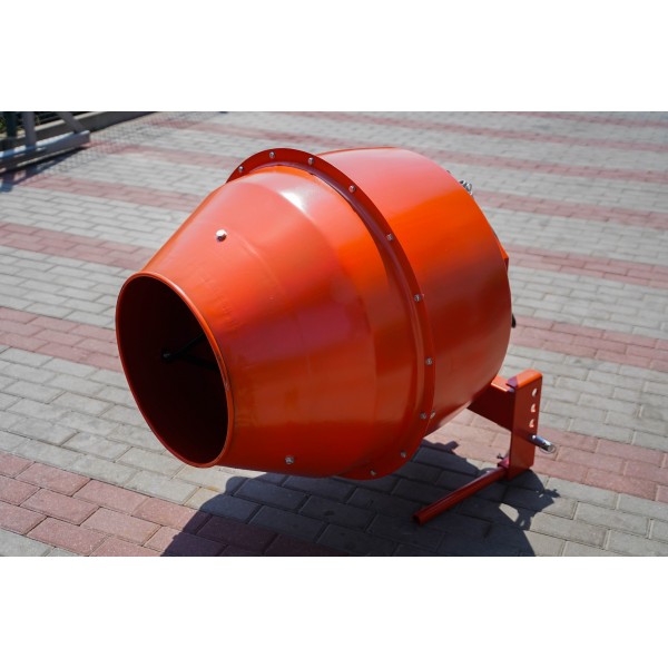 Concrete mixer for tractor KCM5 on PTO shaft, TUZ CAT 1, CAT II