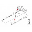 Douille 51 x 27 mm, 10T, douille avec fraise, connecteur d'arbre d'entraînement Iseki SF300, SF330, TS1910, TE3210, TE4350, TM31