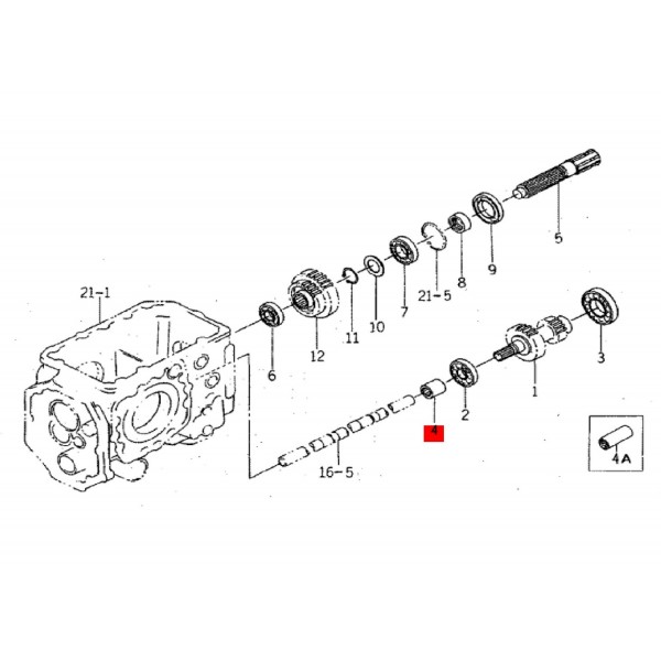 Douille 51 x 27 mm, 10T, douille avec fraise, connecteur d'arbre d'entraînement Iseki SF300, SF330, TS1910, TE3210, TE4350, TM31