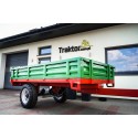 Einachsiger Landwirtschaftsanhänger 3T mit 4FARMER-Anhänger