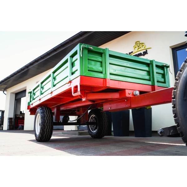Einachsiger Landwirtschaftsanhänger 3T mit 4FARMER-Anhänger