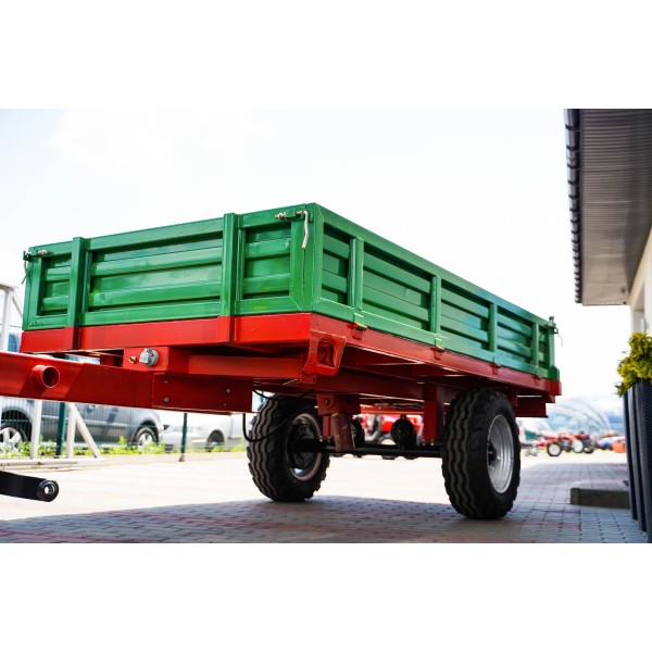Przyczepa rolnicza jednoosiowa 3T z kiprem 4FARMER | Traktor.com.pl