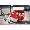 Zamiatarka 120 cm do traktora z koszem i pojemnikiem nawadniającym 4FARMER | Traktor.com.pl
