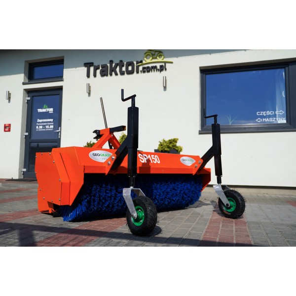 Zamiatarka SP150 do traktora z koszem Geograss | Traktor.com.pl